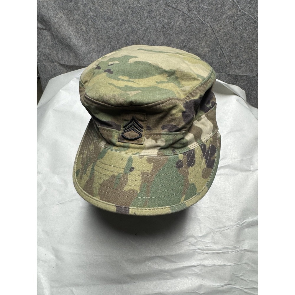 United States Military‎ Issued Patrol Army Camo Ball Cap Hat 7 1/4